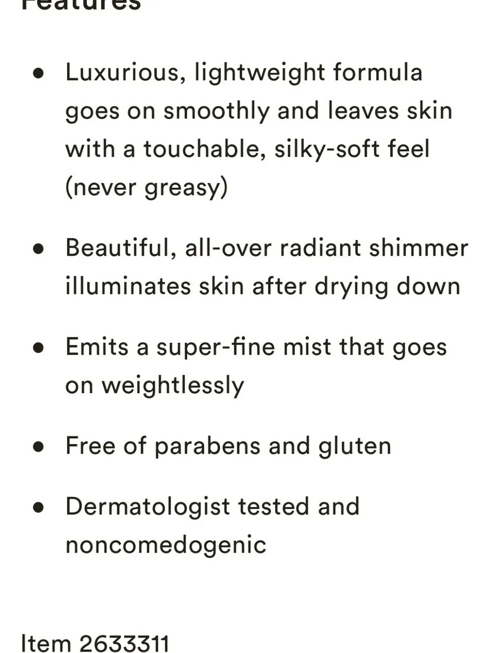 Anastasia Beverly Hills Shimmer Body Oil